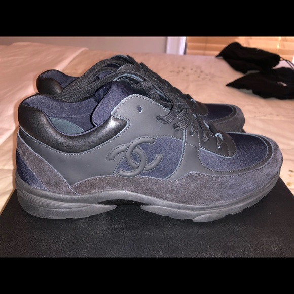 Chanel Mens Trainer Triple Black - Picture 2 of 13